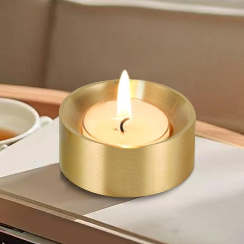 Candlesticks Candle Holder Brass Retro Golden Candle Holder Home Decorations Candlesticks Room Metal Stand