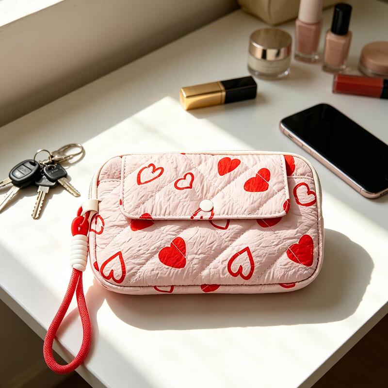 Portable Lanyard Phone Pouch