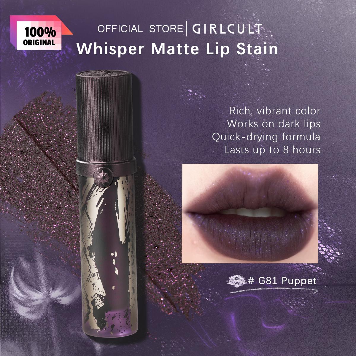 Girlcult Love Whisper Матовый тинт для губ 3,8 г/0,13 унции (5 вариантов цвета)