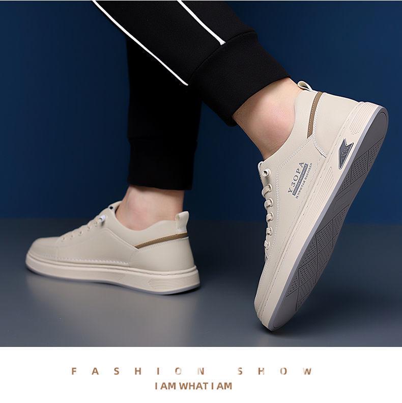 2024 Popular Men's Breathable Casual White Anti-Skateboard Shoes