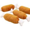 Bentne Pet Dog & Cat Toy - Soft Plush Chicken Leg Chew Toy for Small & Medium Breeds, Interactive Puppy Sleeping Toy 1PC