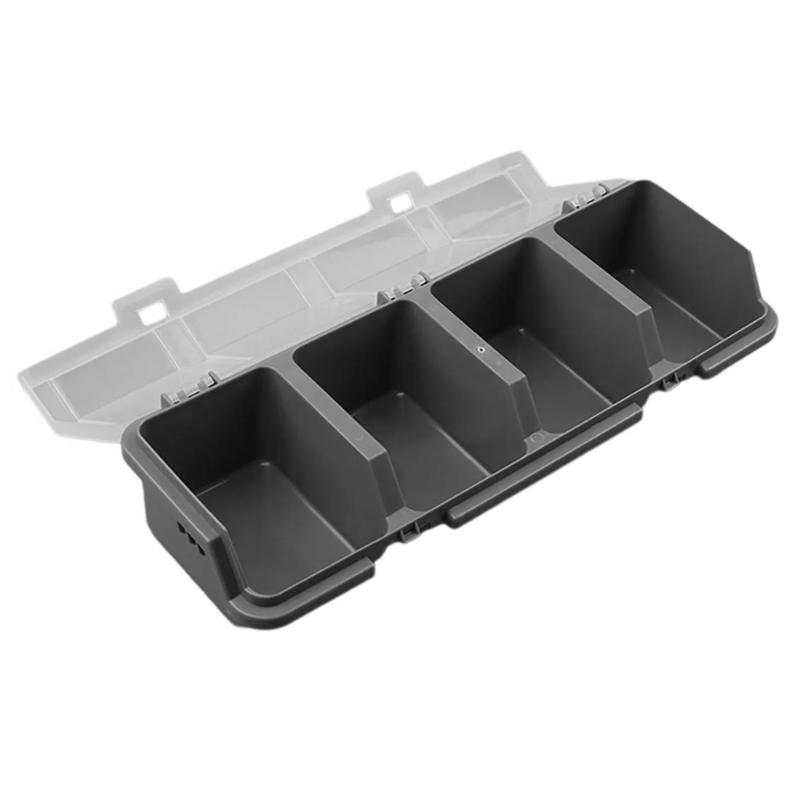 Plastic Sorting Box Multi-Compartment Organizer Box Tool Part Container Bin with Lid Display Storage Case Enduring