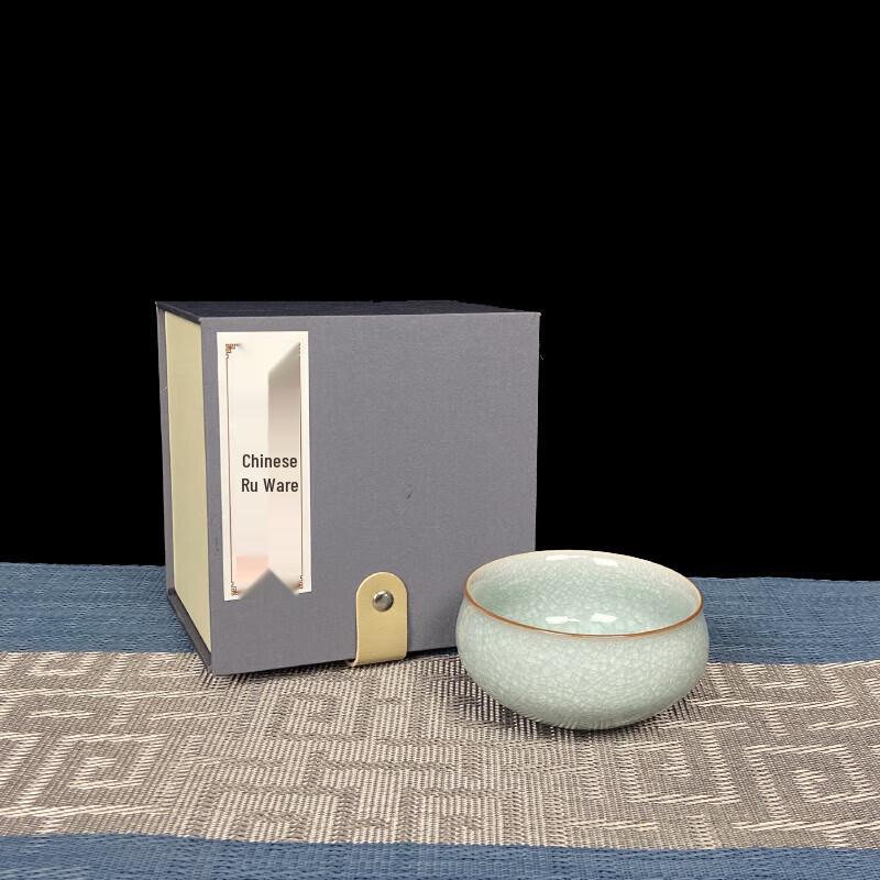

YUZUN Ru Kiln Celadon Master Tea Cup Wealth Cup
