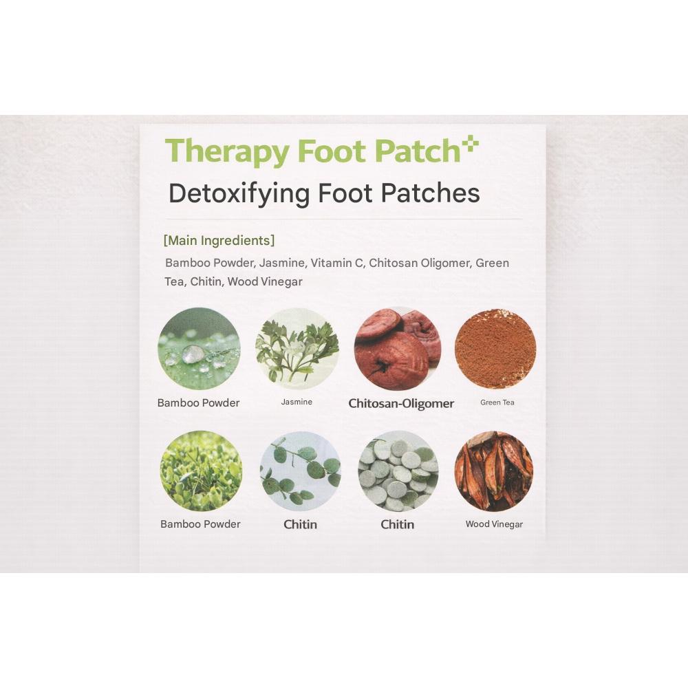 Jasmine Detox Foot Therapy Patches (2pcs/1 Pair) – Overnight Wellness & Deep Relaxation