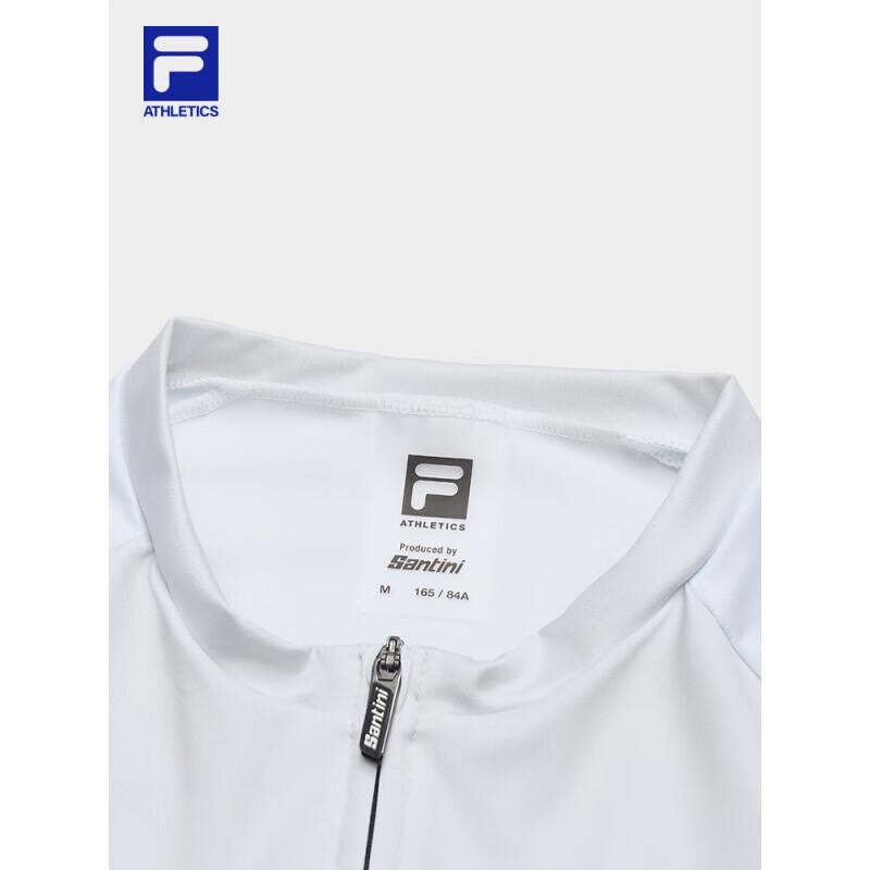 FILA Women's 2025 Spring Color-Block Slim-Fit Knit Cycling Jacket