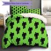 Billie Eilish Pattern Bedding Home Decoration Birthday Gift (1 * Duvet Cover + 2 * Pillowcase, Without Core)