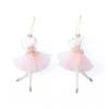 Doll Christmas Girl Ornament Fabric Girl Hanging Pendant Christmas Tree Decor  Wall Hanging