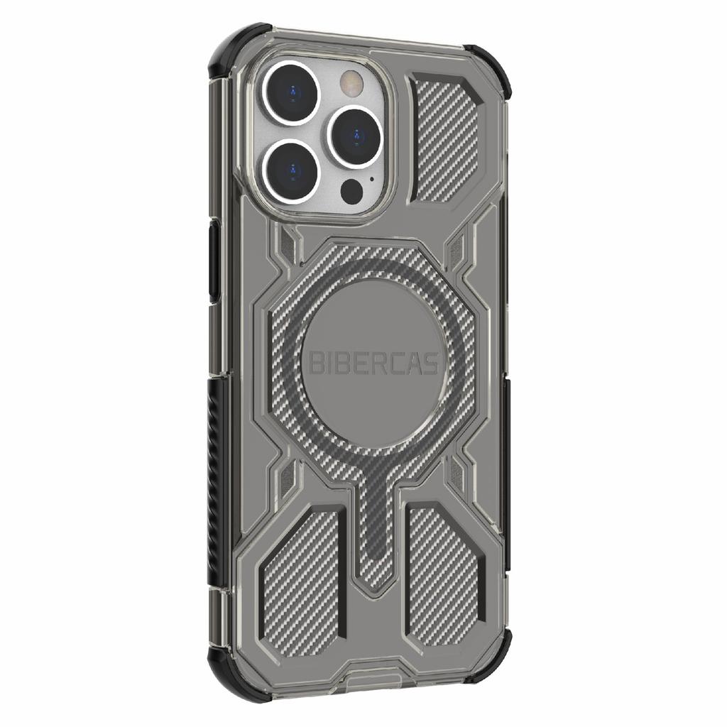 BIBERCAS J-16 Transparent Series For iPhone 14 Pro Case Compatible with MagSafe TPU+PC Phone Cover