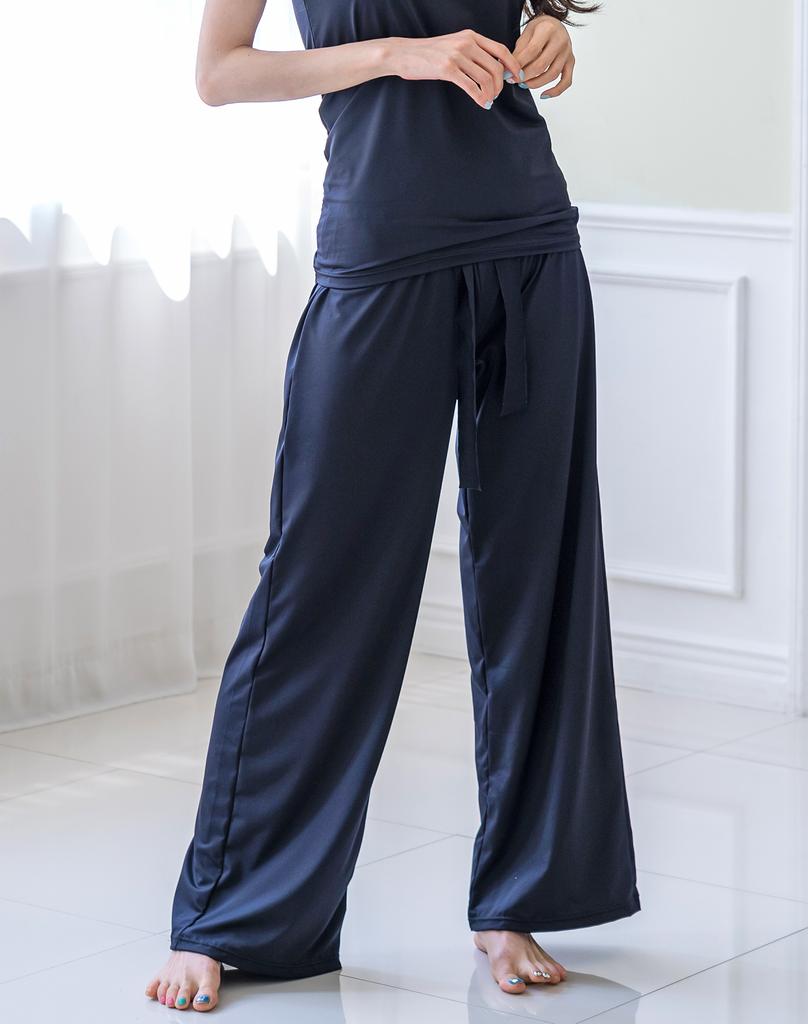 A One Women'S World'S Comfortable Fleece-Lined Wide-Leg Pants (9/10 Length)