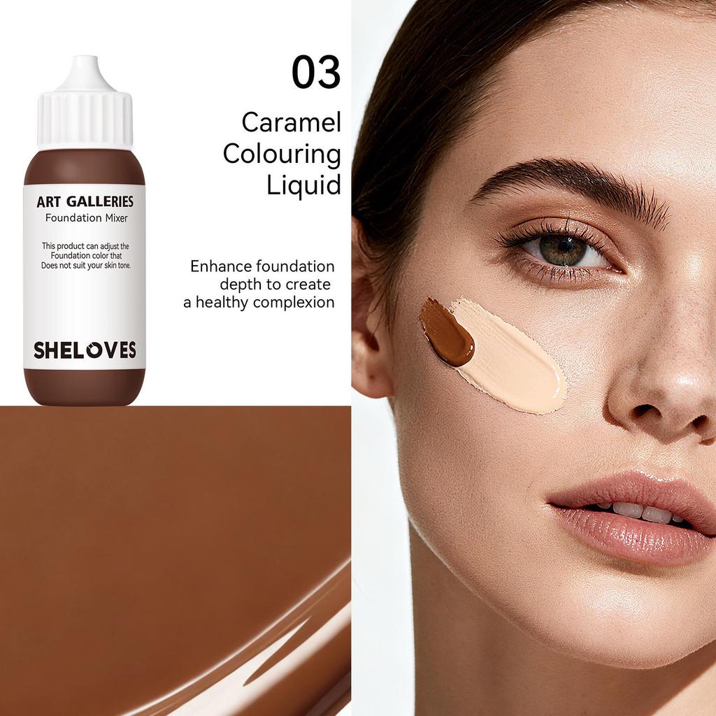 White Foundation Liquid Mix: Stage Makeup Adjuster for Dark Base