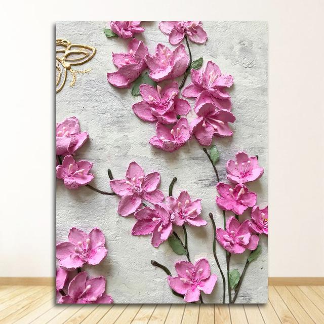 And Prints Wall Pictures for Living Room Decoration Art Scandinavian Home Decor Abstract Canvas Painting Wall Art Flower Posters No Frame