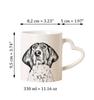 Treeing Walker Coonhound - caneca com um cachorro, caneca adorável com alça em forma de coração, presente universal da marca Art-Dog