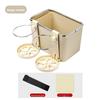 Minimalist Creative Foldable Car Cup Holder with Multi-Functional Tissue Box and Armrest Storage Box
