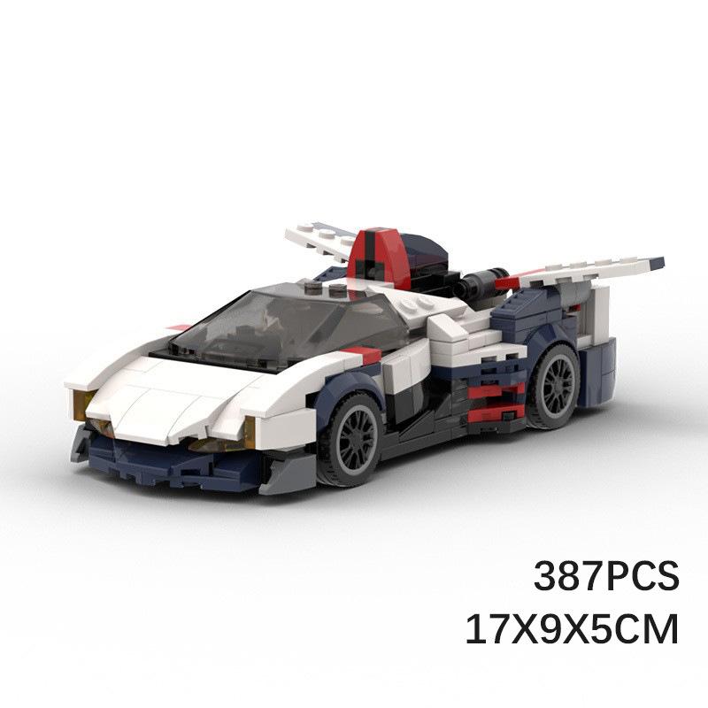 

M Building Block Compatible With 87612 Slardar Gsx Toy Speed Series, Eight Grid Car Formula