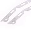 2Pcs Broken Opening Repair Stainless Steel Bracket For Third Generation Fit Jazz Gk5 Front Bumper Repair Metal Plate  Buckle