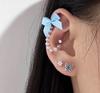 Bowknot Ear Studs Helix Piercing Earrings Titanium Steel Cartilage Earrings Body Jewelry Accessories Personality Jewelry