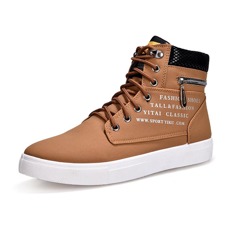 Fashion Men's casual sneakers Men's walking shoes Lightweight comfortable breathable designer high-top plus size walking shoes