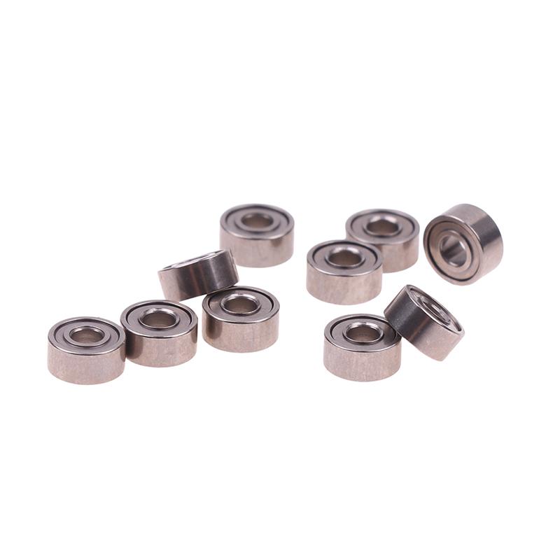 10Pcs 682ZZ Bearing Shielded Deep Groove Ball Bearings Miniature Full Ball Bearings 2*5*2.3mm