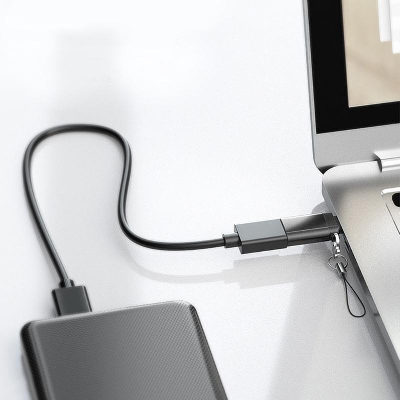 USB 3.0 to Type C/USB and Type-C Adapter OTG Converter for Mobile Phone Mouse USB Connector Adapter with Lanyard