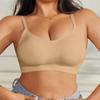 Plus Size Seamless Push-Up Bra for Women – Soft Support & Deep U Back Design
