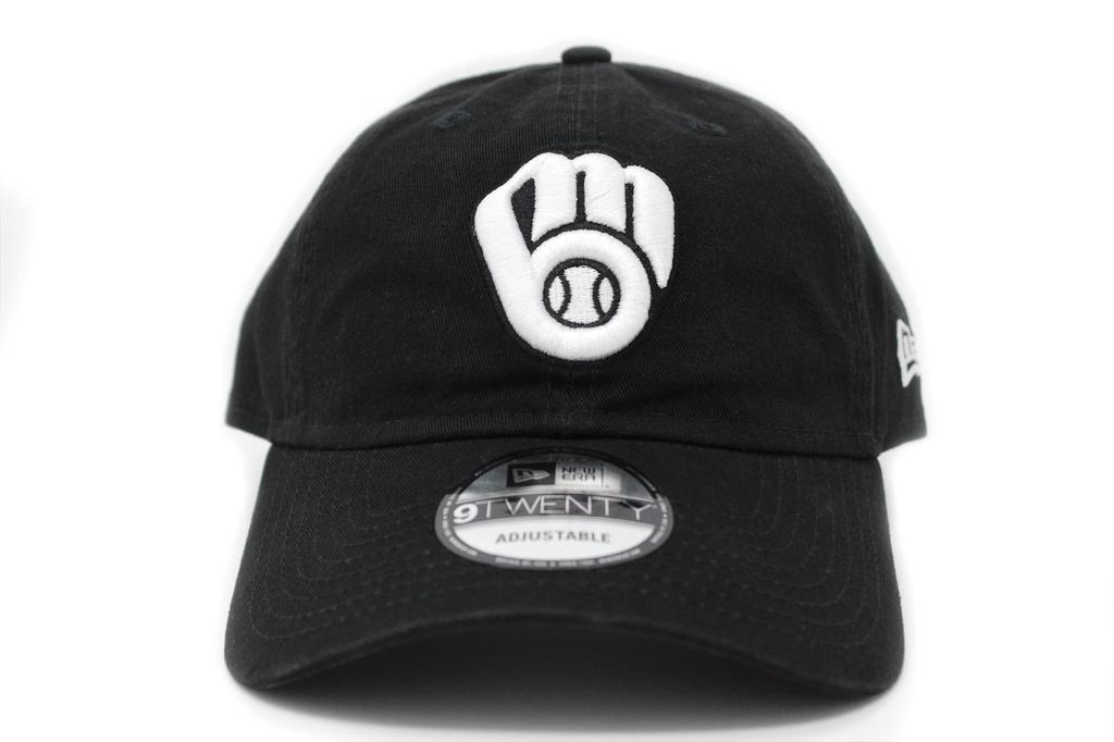 New Era 9TWENTY MLB Milwaukee Brewers Cap (Black)