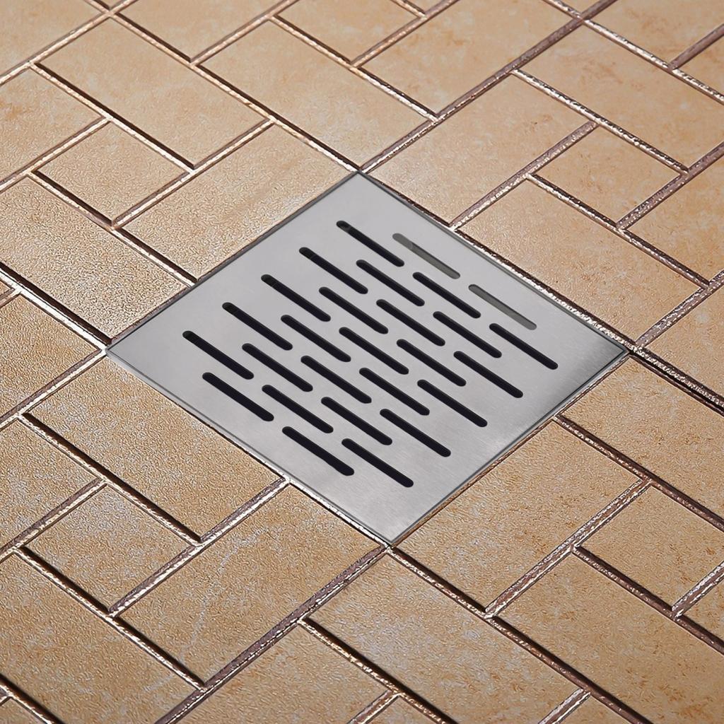 Stainless Steel Drain Cover with Frame Slip Resistant Design for 300mm