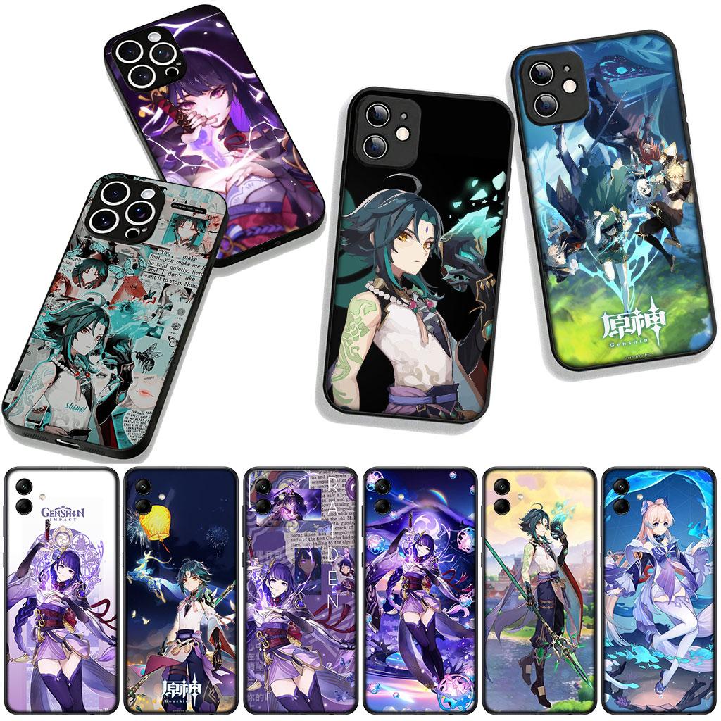 Baal Raiden Shogun Genshin Impact Xiao Case for Samsung Galaxy A25 A37 A57 A12 A14 A31 A50 A51 A70 A71 A72 A21S Note 20 9 8 10