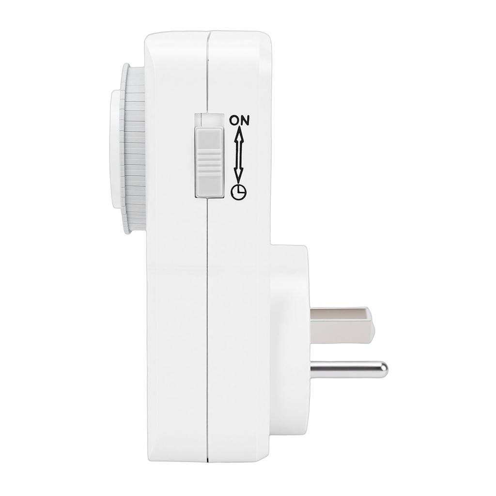 Outlet Timer 15A 24 Hour Precise Control Mechanical Plug In Timer for Lamp Pump Fan US Plug