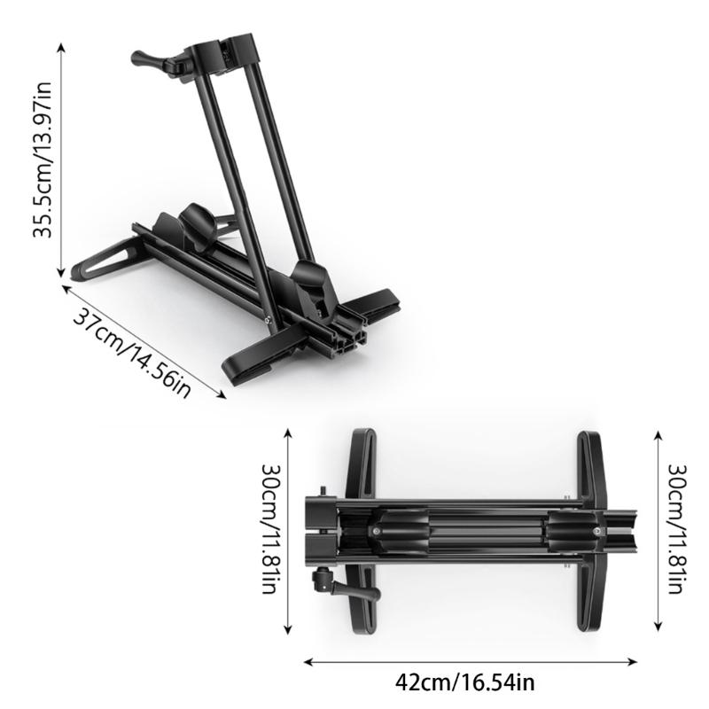 Faltbare Fahrräder Ausstellungsständer Outdoor Indoor Parkständer Einstellbare Breite Fahrradreparaturständer Parkradhalter