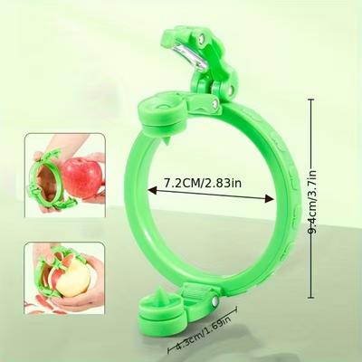 The Plastic Sharp Blade of the Fruit Peeler Is Frosted, Thin, Durable and Easy To Use. It Is Round and Burr-free, Suitable for P