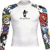 Mens Long Sleeve Rash Guard Quick Dry UPF 50 Surfing Wetsuit Swimming Diving Water Sports