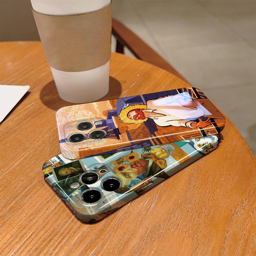 All-inclusive Film Phone Case Cartoon Fashion Design Hard Shell Full Cover Camera Shockproof Protection Case for OPPO Realme OnePlus Infinix Tecno