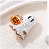 Luxury Big Heavy Flower  Skull Brooch Jewelry Retro Ghost Witch Badge Pin For Coat Bag Decor Accessory Halloween Gift