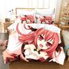 Date A Live Girls Bedding Set Japan Popular Anime Duvet Cover Sets Comforter Bed Linen Twin Queen King Single Size Dropshipping