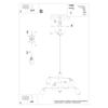 Hanging Lamp Skyfire 6 Gu10 White Lumilo 12.141.06