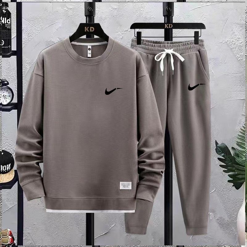 Crewneck Sweatshirt Joggingbroek Trainingspak Voor Mannen Zachte Casual Dagelijkse Set