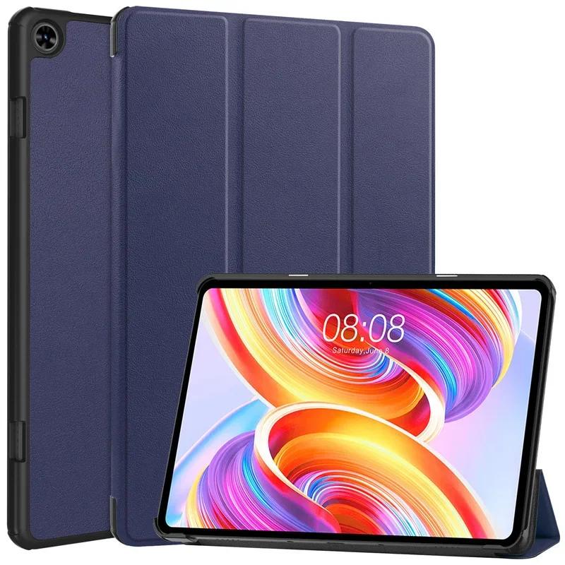 Veille/Réveil Automatique Pour Étui Pour Teclast T40 Pro 10.4  Étui Intelligent pour Tablette Couverture Rigide en Cuir PU Pliable en Trois Teclast T40 Pro 2023
