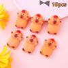 10Pcs Cute Labubu Squishy Mochi Animal Stress Relief Toys Soft Tpr Capybara Squeeze Pinch Funny Toys Kawaii Abreact Toys