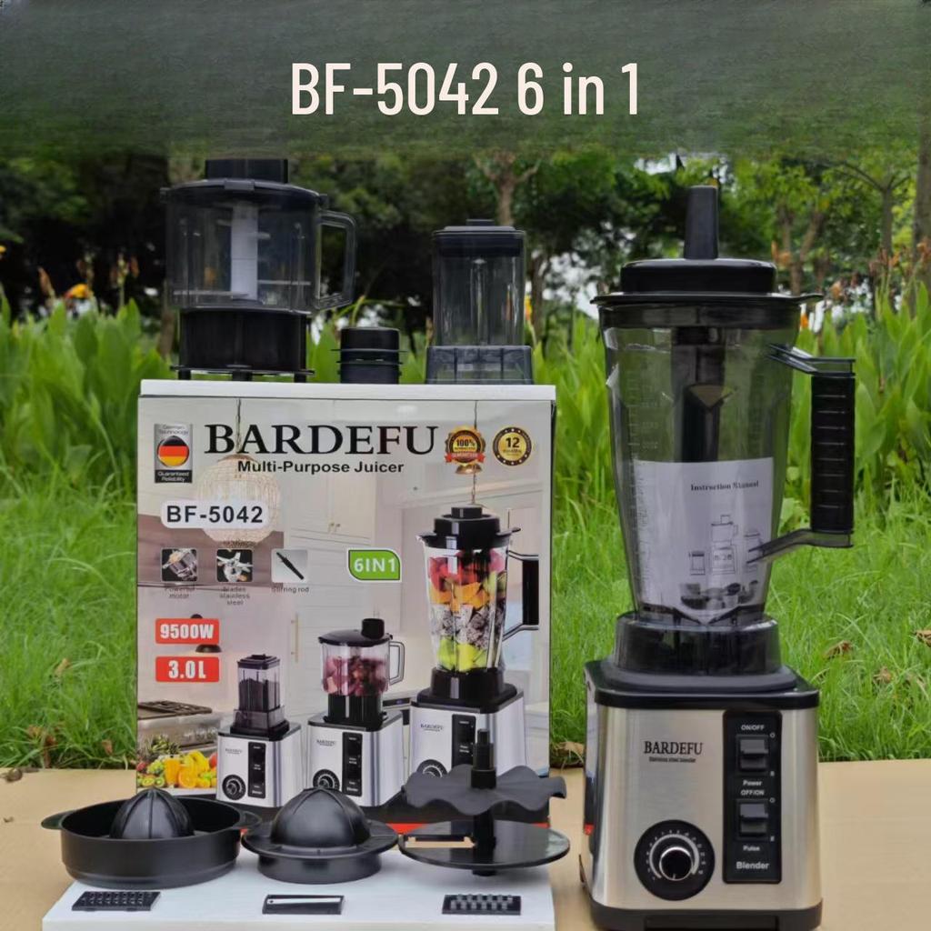 3L 6-in-1 Stainless Steel Multi-Function Blender: Juicer, Meat Grinder, and Wall Breaker