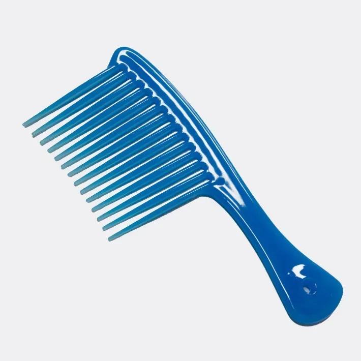 Thick Wide Tooth Comb Smooth Reduce Hair Lose Wet Long Curly Detangling Hairbrush Oil Head Back Professional Comb Barber Combs