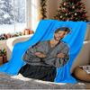 The Weeknd R&B Pattern Blanket for Home Decoration, Bed, Sofa, Car Travel, Camping, Suitable for All Seasons, Birthday Christmas Gift