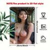 Korean Woman Minimalist Metal Poster Art Decor Wall Print Home Office Cafe Gift