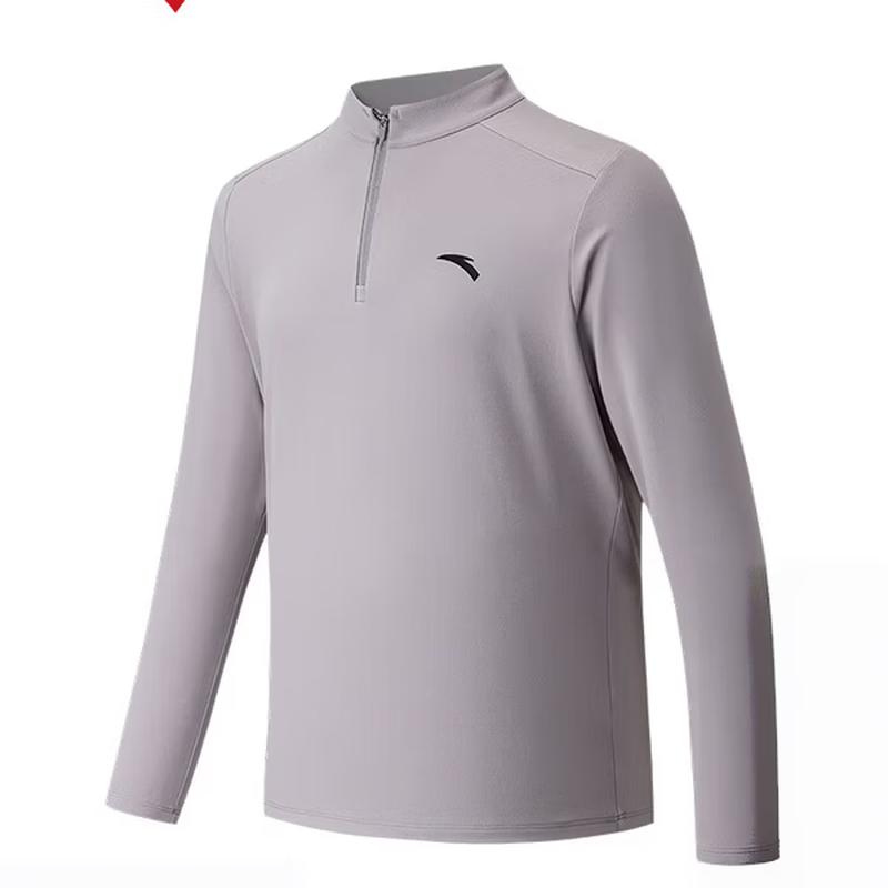 ANTA Men's Zero-Pressure Long Sleeve Fleece-Lined Thermal Knit T-Shirt