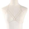 European and American New Creative Body Chain, Fashionable Niche Summer Beach Bikini Breast Chain