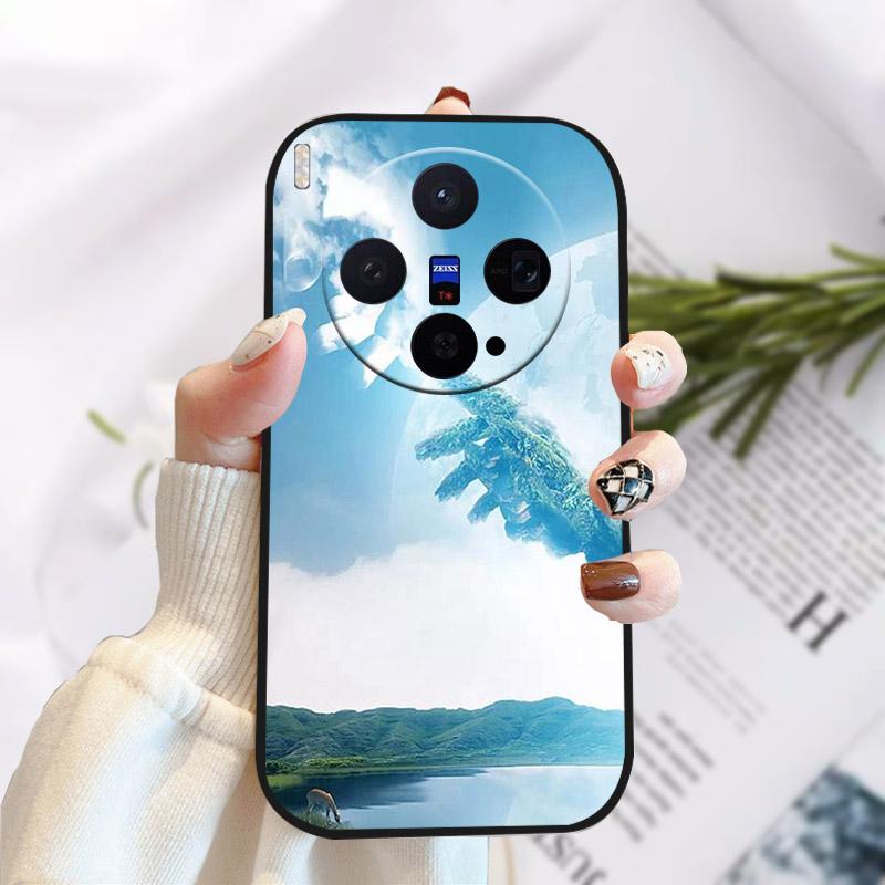 Case For VIVO X300 X 300 5G Shockproof Silicone Soft TPU Case For VivoX300 Back Cover Coque Stylish Painting Protective Fundas