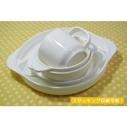 OSK Thomas the Tank Engine Lunch Plate with Dividers, Handle, Made in Japan, Dishwasher and Microwave Safe, Rubber Feet, Shatter-Resistant, Stylish, C