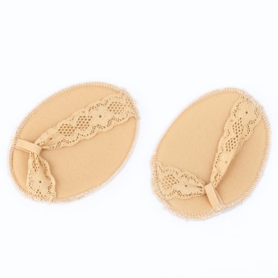 1 par blonder usynlige sklisikre høyhælte sko puter forfot halv yard pute