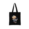 Women Shopping Bag All-match Bear Series Handbag Foldable Reusable Cloth Shopper Harajuku Style Bag Student Canvas Tote Bag