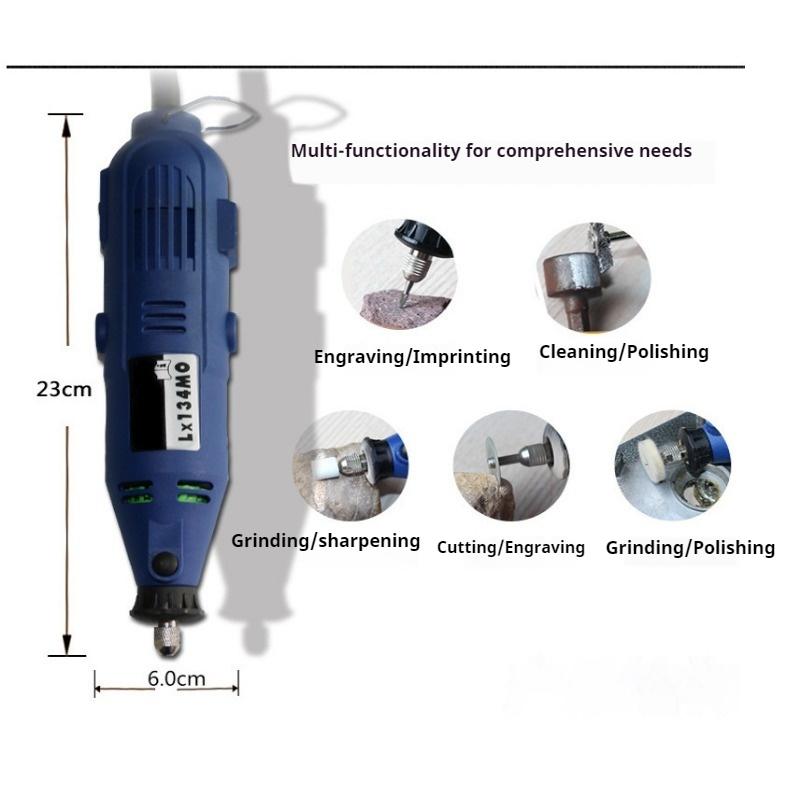 211pcs Electric Mini Engraving Machine Mini Hand Drill Grinding and Polishing Machine