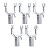 5Pcs Clothes Hook Pole Fork Heavy Duty Aluminum Alloy Universal Clothing Hanger Reacher Hook Head Replacement Accessories